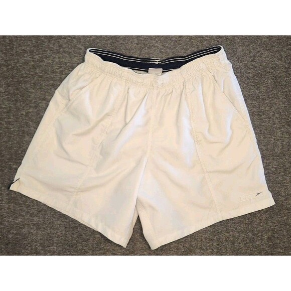 Speedo Swim Trunks XL Mesh Lined Rear Pocket Measurements in Description - Picture 1 of 9